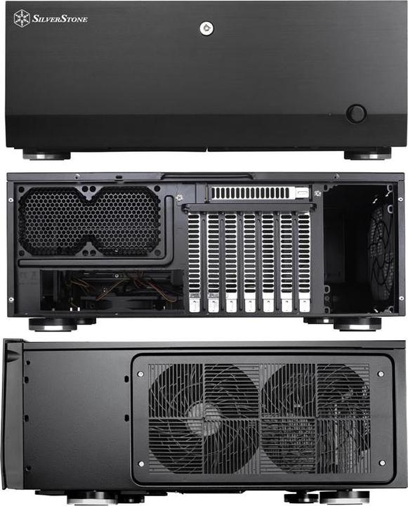 Actual product image Silverstone Grandia GD07 - Tower - SSI EEB - without power supply (ATX / PS/2) (mATX, SSI CEB, ATX, E-ATX, SSI EEB)