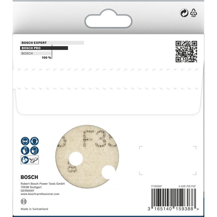 Immagine prodotto Bosch Professional Zubehör Foglio abrasivo PRO F355, 125 mm, G320 (320)