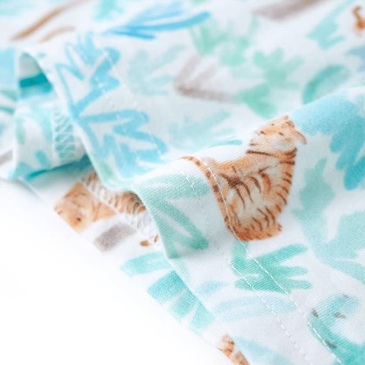 Image du produit VidaXL T-shirt enfant Ecru 128,Matière : 95% coton. 5 (128)