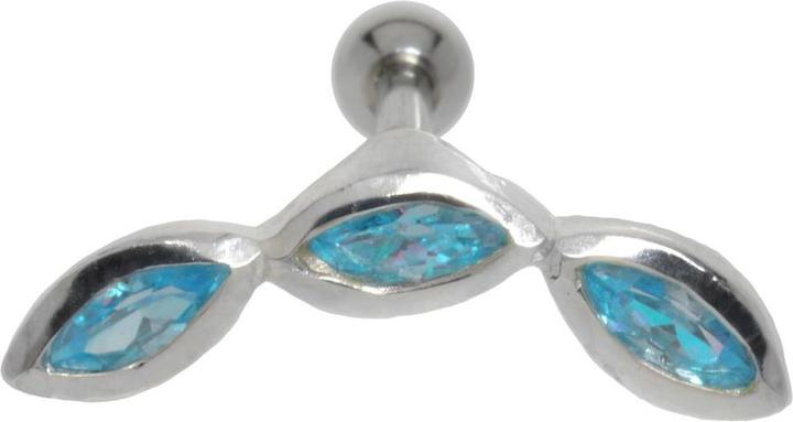 Bleu aqua, Argent