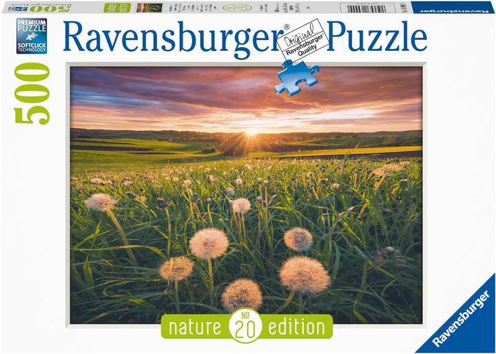 Produktbild Ravensburger Pusteblumen im Sonnenuntergang (500 Teile)