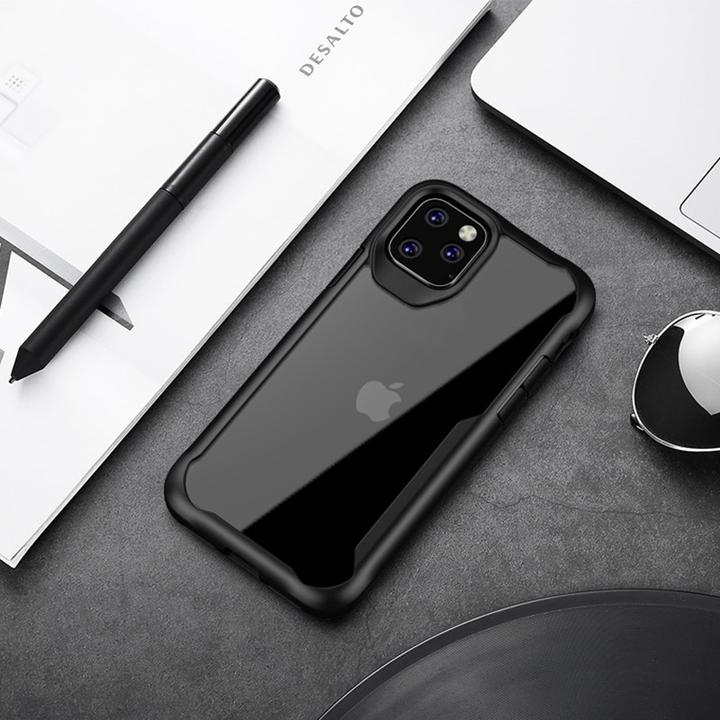 Immagine prodotto Crong Cover trasparente ibrida per iPhone 11 Pro (nero) (Apple iPhone 11 Pro)