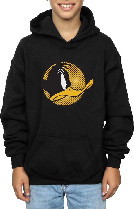Immagine prodotto Looney Tunes Daffy Duck Dotted Profile Felpa con Cappuccio Ragazzi (140, 146)