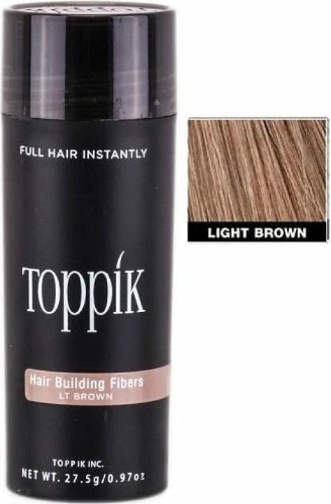 Immagine prodotto Toppik Fibre per capelli castano chiaro Fibre naturali alla cheratina per capelli più corposi 27,5 g - (Lozione corpo)
