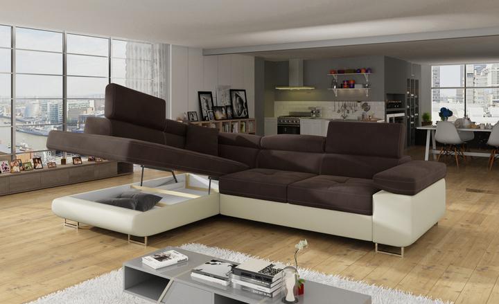 Actual product image ELTAP Anton (Corner sofa, 4-seater, Sofa bed)
