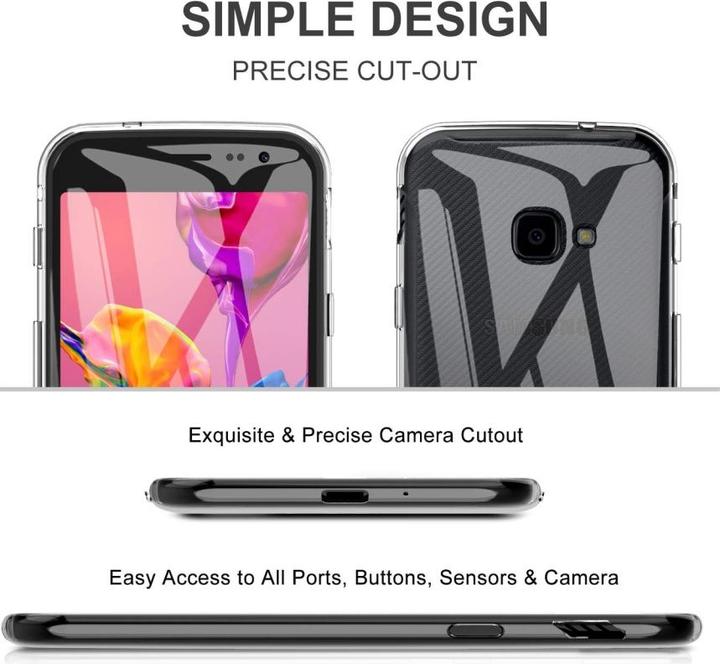 Actual product image Screenguard Samsung Galaxy XCover 4S Flexible TPU Clear Case (Samsung Galaxy Xcover 4s)