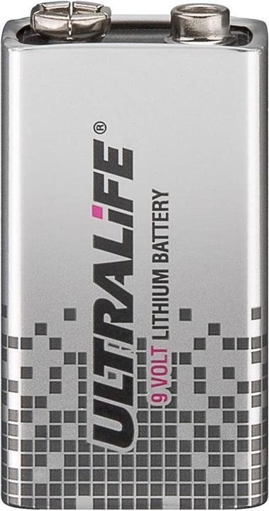 Ultralife 6F22 /9V BlockU9VL-J-P (1 Stk., 9V Block, 1200 mAh)