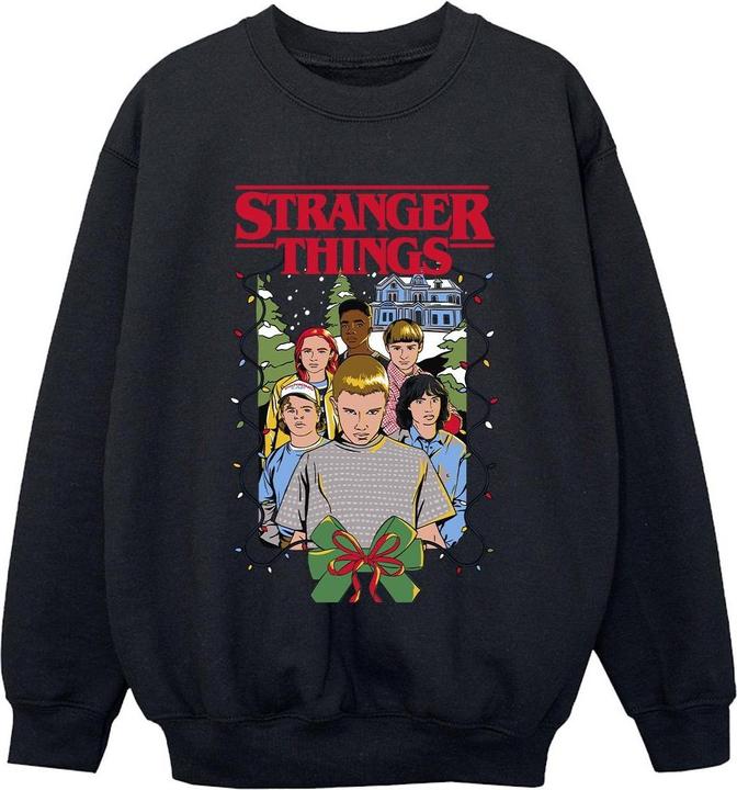 Netflix Stranger Things Christmas Poster Sweatshirt Jungen