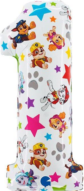 Produktbild Grabo Balloons XL Paw Patrol Zahlen 1 Ballon (1 x)