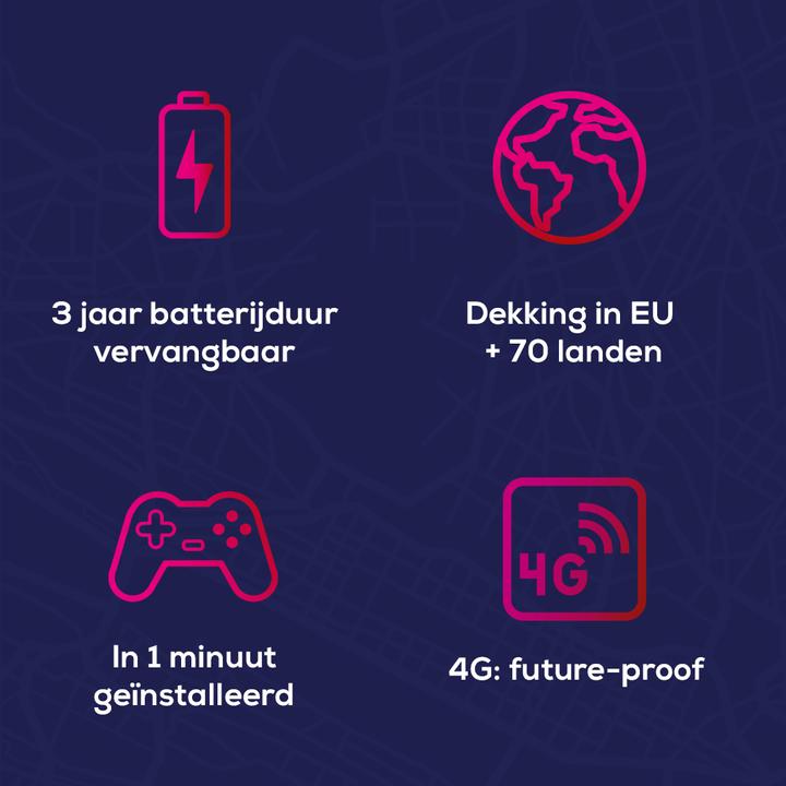 Image du produit Loca 2 GPS Tracker - Geen abonnement nodig - 3 jaar batterijduur - Waterdicht (IP67) - GPS tracker voor A