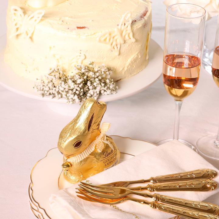 Actual product image Lindt Gold Bunny White (100 g)