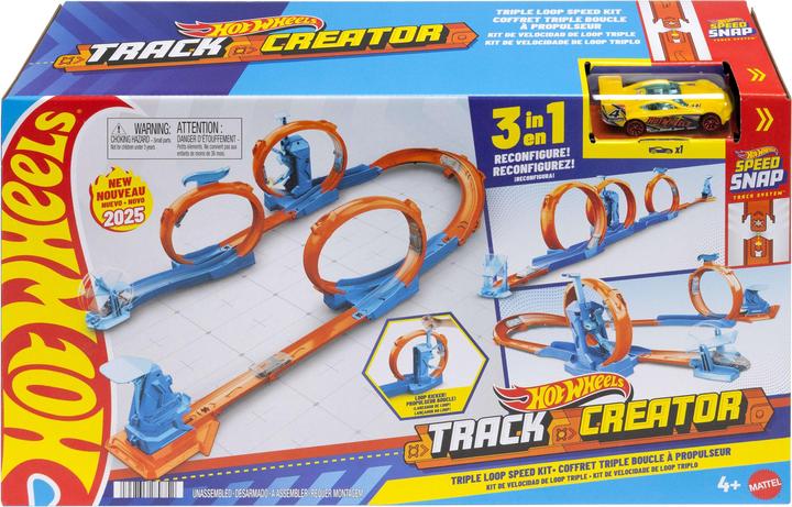 Image du produit Hot Wheels Track Creator Triple Loop Kit