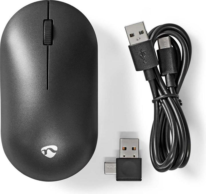 Produktbild Nedis Mouse | Drahtlos | 1200 dpi | Anzahl Knöpfe: 3 | Beidhändig (Kabellos)