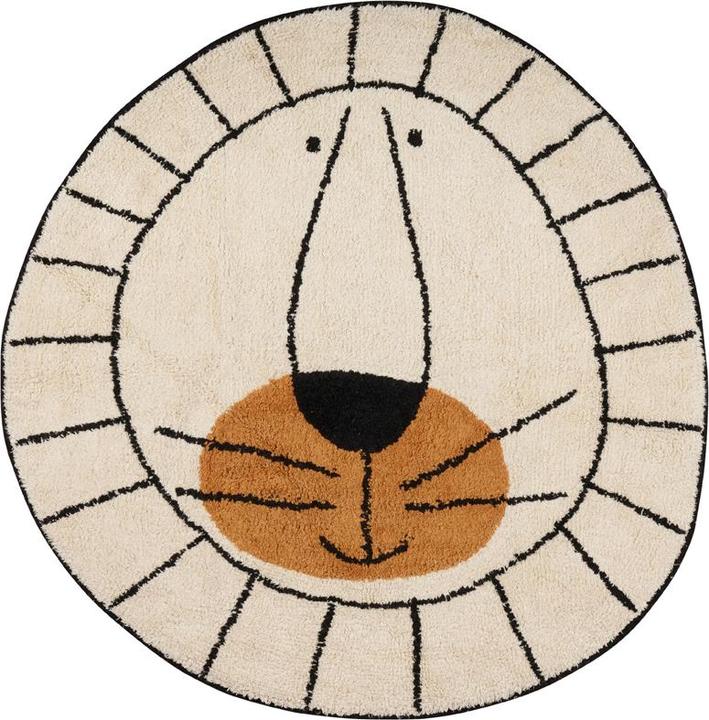 Image du produit Tapis Petit Tapis Lion Natural (100 x 100 cm)
