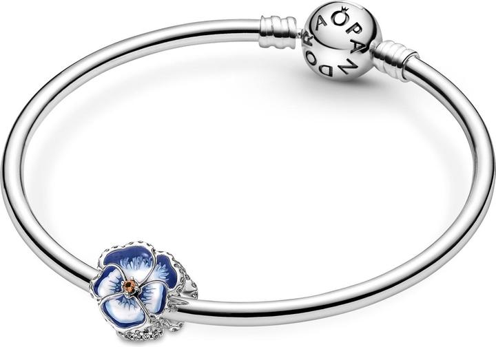 Immagine prodotto Pandora Fascino fiore di viola del pensiero blu (1.10 cm, Argento 925, Smalto)