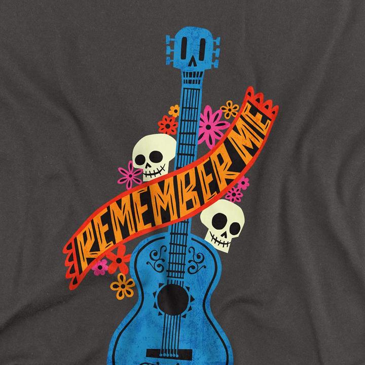 Immagine prodotto La Maison du Coco Remember Me Maglietta Chitarra con Teschi Adulto Unisex (L)