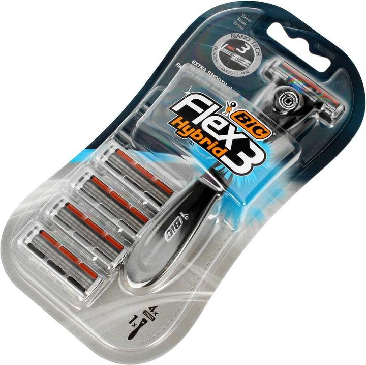 Immagine prodotto Bic Rasoio e 4 lame Flex 3 Hybrid