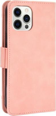Produktbild Cover-Discount iPhone 13 Pro Max - Etui mit vielen Kartenfächer rosa (Apple iPhone 13 Pro Max)