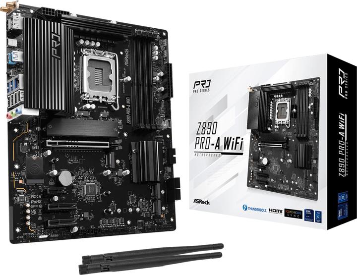 AsRock Z890 Pro-A WiFi (LGA 1851, Intel Z890, ATX)