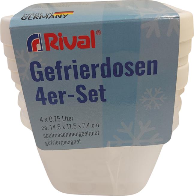 Produktbild Rival Tiefkühldosen 4-er Set (0.75 l)