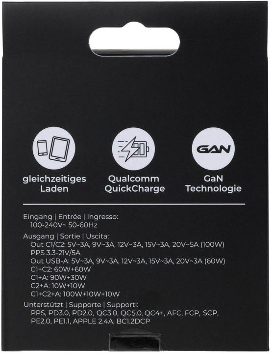 Actual product image Onit USB Wall Charger Trial QC5.0 120 W GaN Black (120 W)
