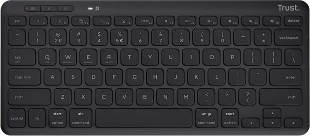 Actual product image Trust KEYBOARD WRL LYRA/ENG 24707 (Eng. Int., Wireless)