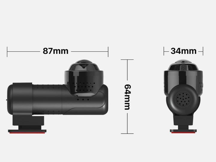 Produktbild ACV Panorama 360 (Nachtsicht, Eingebautes Mikrofon, Beschleunigungssensor, WLAN, 4K)