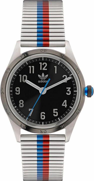 adidas Quarz Armbanduhr AOSY22525 Grau Gehäusematerial=Edelstahl Material (Armb (Analoguhr, 42 mm)