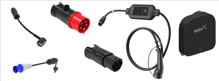 Productafbeelding THB Bury Bury draagbare PowerFlash oplader Oplader PF9050 SET EU PREMIUM (Type 2, 22 kW, Type F, CEE 16)