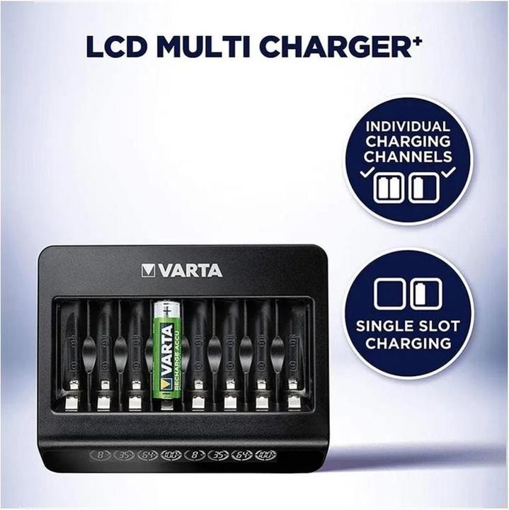 Produktbild Varta LCD Multi Charger+ (1 Stk., AAA, AA, Ladegerät ohne Akku)