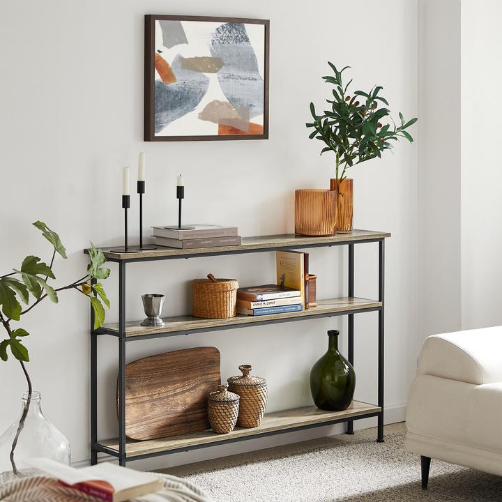 Actual product image SoBuy Console table with 3 shelves