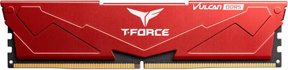 Produktbild Team Group RAM Team D5 6400 32GB C40 Vulcan red K2 (2 x 16GB, 6400 MHz, DDR5-RAM, DIMM)