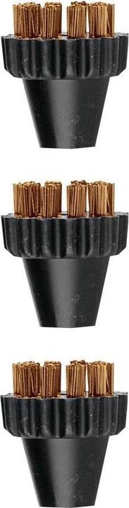 Image du produit Polti 3 petites brosses en laiton Kit PAEU0297 Vaporetto Lecoaspira Unico Convient aux modèles Vaporetto