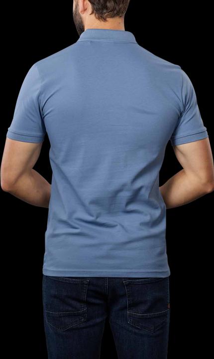 Actual product image Hugo Boss Boss Orange Short Sleeve Polo Shirt Slim Fit Open Blue (3XL)