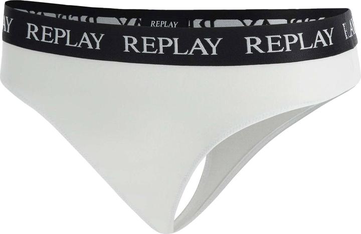 Produktbild Replay Unterhose Damen-Strings mit Logo-Bund 2er Pack (XL, 2er Pack)