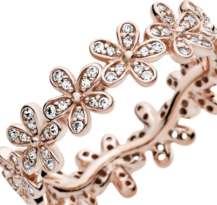 Actual product image Pandora Glossy daisy ribbon ring (56)