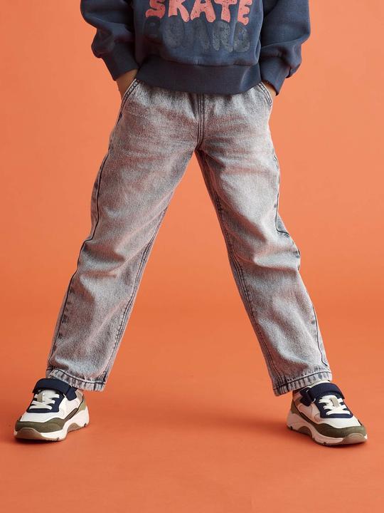 Actual product image Vertbaudet Weite Jungen Jeans mit Dehnbund, Bundweite verstellbar (98)