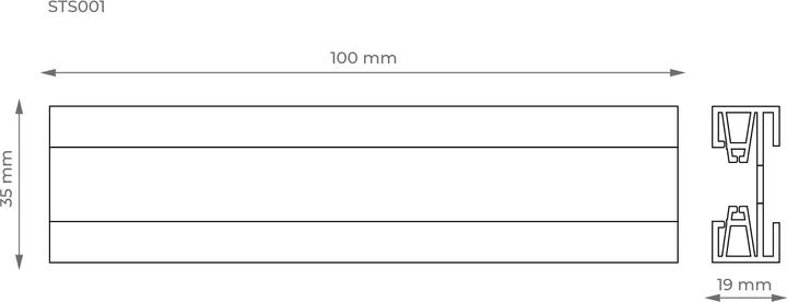 Nutritional values and ingredients Trc Profile Reces Sts001b 1m Black