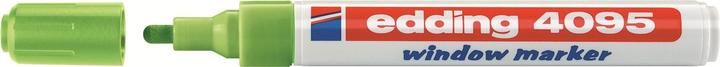 Produktbild Edding Kreidemarker 4095 (Rot, Weiss, Neonorange, Neonrosa, Blau, Hellgrün, Neongelb, Schwarz, Grün, 3 mm, 10 x)