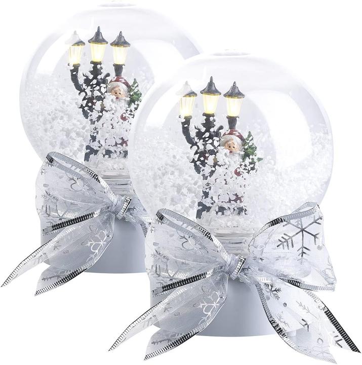 Produktbild Infactory 2er-Set Schneekugeln