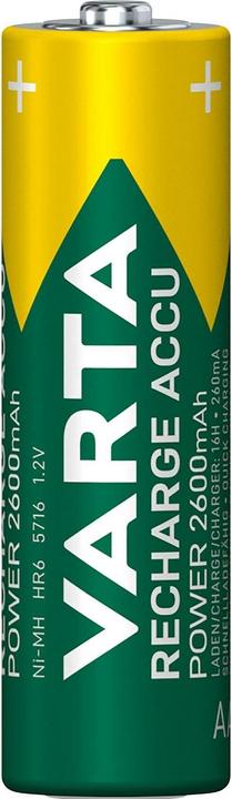 Produktbild Varta Recharge Accu Power (4 Stk., AA, 2600 mAh)