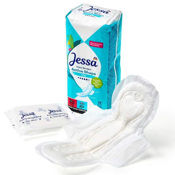 Actual product image dm Jessa Maxi pads Active Shape Long (1 x)