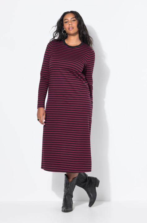 Produktbild Studio Untold Maxikleid, A-Line, Jersey mit Ringeln, Langarm (46, 48)