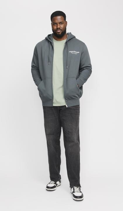 Produktbild Jack & Jones Jorvesterbro Sweat Zip Hood Noos Pls (7XL)