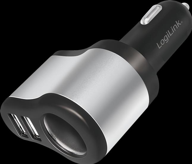 Produktbild LogiLink USB Kfz Netzteil