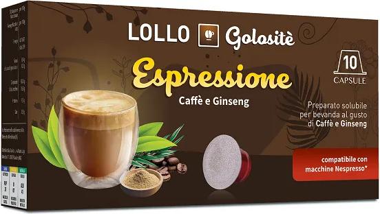 Produktbild Lollo Caffè Golositè – Kapseln Espressione Ginseng