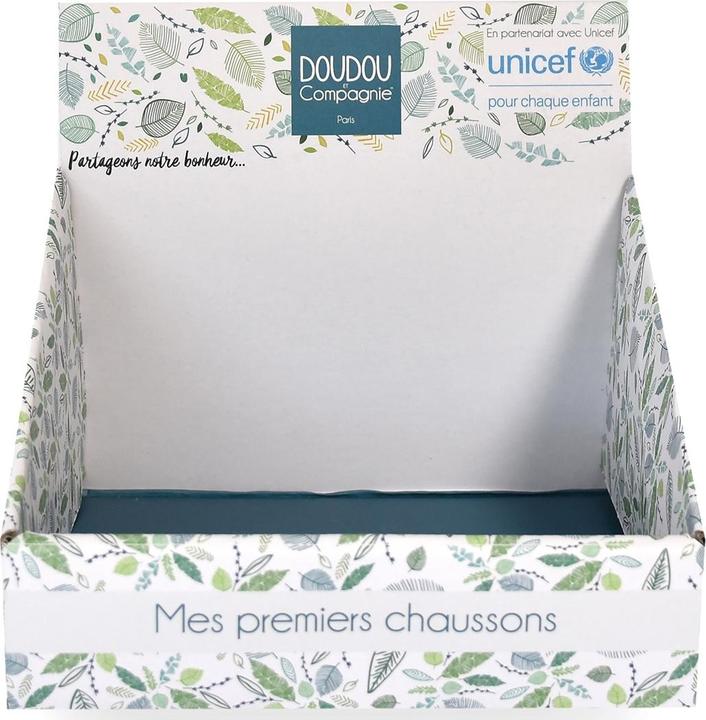 Actual product image Doudou et Compagnie Unicef Footies with Rattle Panda 0-6M