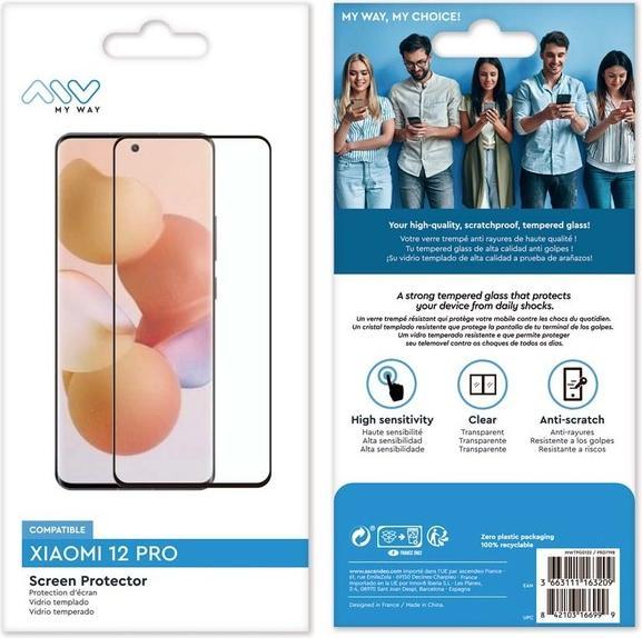 Produktbild My Way Myway Verre Trempe Plat Xiaomi 12 Pro (1 Stück, Xiaomi 13 Pro, Realme 12 Pro+)