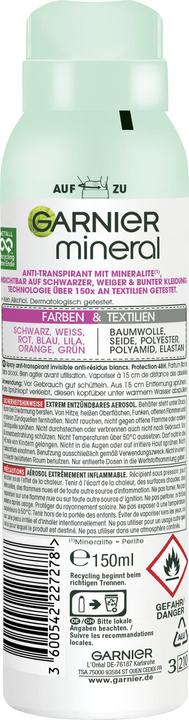 Actual product image Garnier Invisible Protection (Spray, 150 ml)