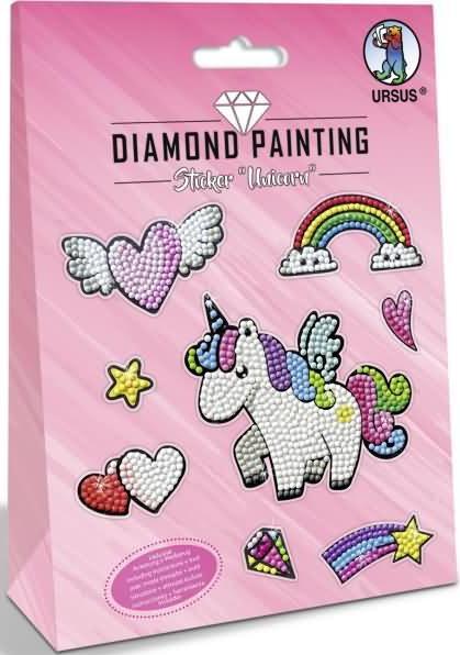 Ursus Motivsticker Diamond Painting Unicorn